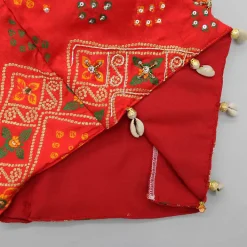 Sale Splendid Sequins Work Red Top And Lehenga With Dupatta Ethnic Wear | Lehengas & Ghagras