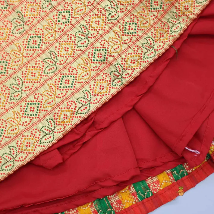 Sale Splendid Sequins Work Red Top And Lehenga With Dupatta Ethnic Wear | Lehengas & Ghagras