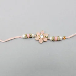 Hot Stone Studded Flower Rakhi BOY Rakhis | Rakhis