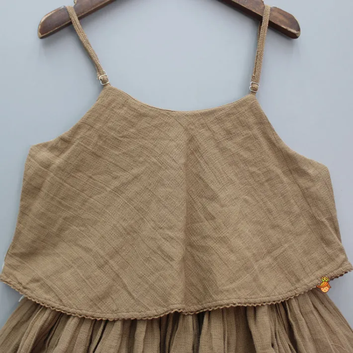 Clearance Strappy Layered Brown Dress Dresses & Sets | Dresses