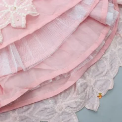 Online Strappy Top And Pleated Pink Lehenga With Net Dupatta Ethnic Wear | Lehengas & Ghagras