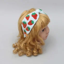 Best Strawberry Embroidered Hairband Hair Accessories | Hair Bands