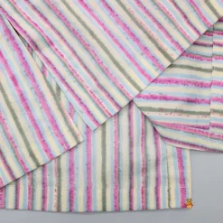 Discount Striped Multicolour Kurta With Front Open Pocket Detail Printed Jacket And Pyjama BOY Indian Ethnic Wear | Ethnic Sets