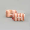 Hot Striped Printed Pouch Bags - Set Of 2 Bags