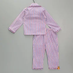 Discount Striped Printed Top And Pyjama Sleepwear
