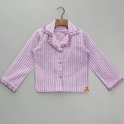Discount Striped Printed Top And Pyjama Sleepwear