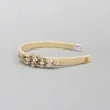 Online Studded Cream Hairband Hair Accessories | Hair Bands