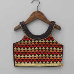 Clearance Stunning Embroidered Halter Neck Top With Printed Dhoti Ethnic Wear | Dhotis & Patialas