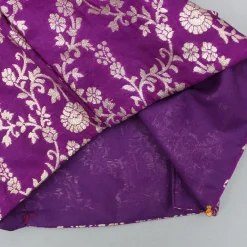 Outlet Stylish Purple Top And Brocade Lehenga Ethnic Wear | Lehengas & Ghagras