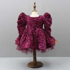 Outlet Stylish Sleeves Exquisite Dress With Velvet Hair Clip Dresses & Sets | Dresses