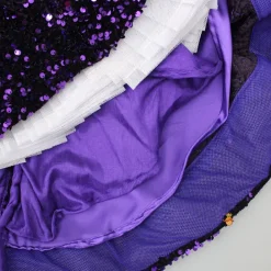 Clearance Stylish Sleeves Exquisite Purple Dress With Head Band Dresses & Sets | Dresses