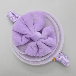 Fashion Stylish Sleeves Exquisite Lavender Fur Dress With Head Band Dresses & Sets | Dresses