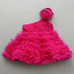 Outlet Swirl One Shoulder Frilled Dress Dresses & Sets | Dresses