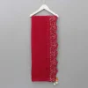 Best Tassels Enhanced Pink Organza Dupatta Ethnic Wear