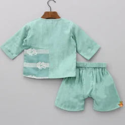 Discount Thread Embroidered Motifs Top And Shorts BOY Baby Essentials | Infant Clothing