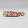 Sale Thread Embroidered Pink Net Hair Band Hair Accessories | Hair Bands
