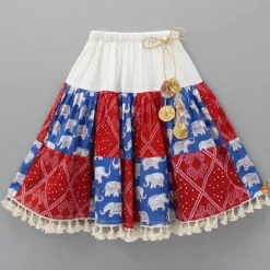 Discount Thread Embroidered Stylish Hem Top And Lehenga Ethnic Wear | Lehengas & Ghagras