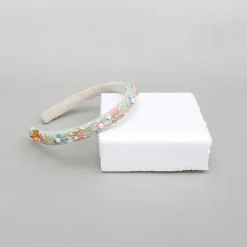 Sale Thread Floral Embroidered Hairband Hair Accessories | Hair Bands