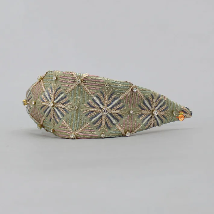 Outlet Thread Hand Embroidered Hairband Hair Accessories | Hair Bands