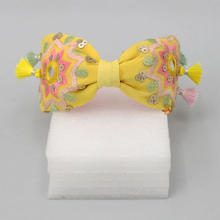 Fashion Tiny Fringed Yellow Hair Band Hair Accessories | Hair Bands