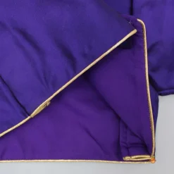 Clearance V Cut Back Embroidered Purple Top And Gota Lace Detail Lehenga With Matching Checks Dupatta Ethnic Wear | Lehengas & Ghagras