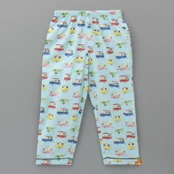 New Vehicle Printed Notched Collar Sleepwear BOY Sleep Wear | Sleepwear