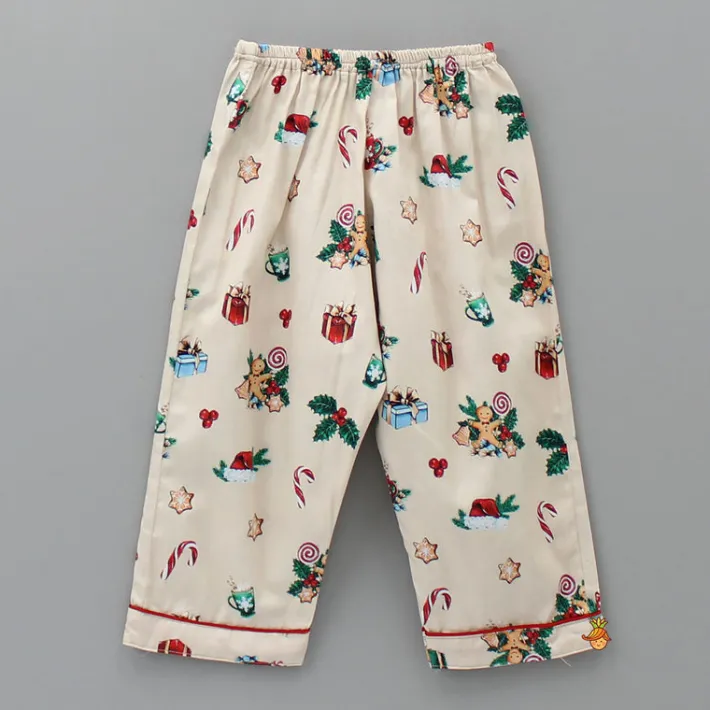 Outlet Vintage Christmas Printed Sleepwear BOY Sleep Wear | Sleepwear