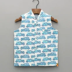Outlet Vintage Jeep Printed Jacket BOY Indian Ethnic Wear | Ethnic Jackets