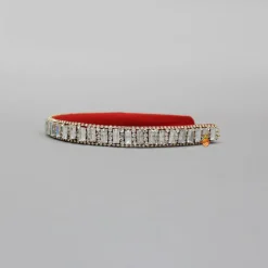 Discount White Artificial Stone Embellished Hairband Hair Accessories | Hair Bands