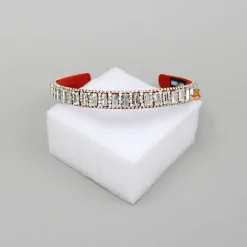 Discount White Artificial Stone Embellished Hairband Hair Accessories | Hair Bands