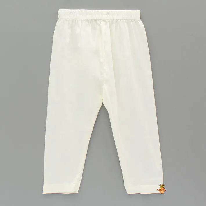Clearance White Brocade Sherwani And Pyjama BOY Indian Ethnic Wear | Sherwani Sets