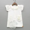 Best White Embellished Dress With Matching Sling Bag Dresses & Sets | Dresses