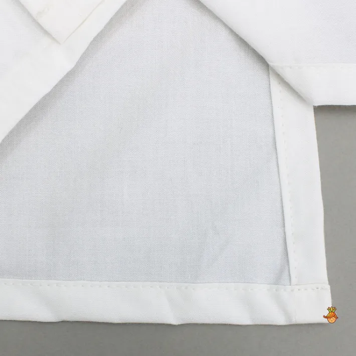 Outlet White Embroidered Kurta And Pyjama BOY Indian Ethnic Wear | Ethnic Sets