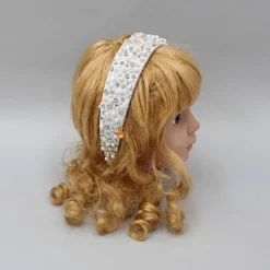 Best White Flowers And Pearls Embellished Fancy Hair Band Hair Accessories | Hair Bands