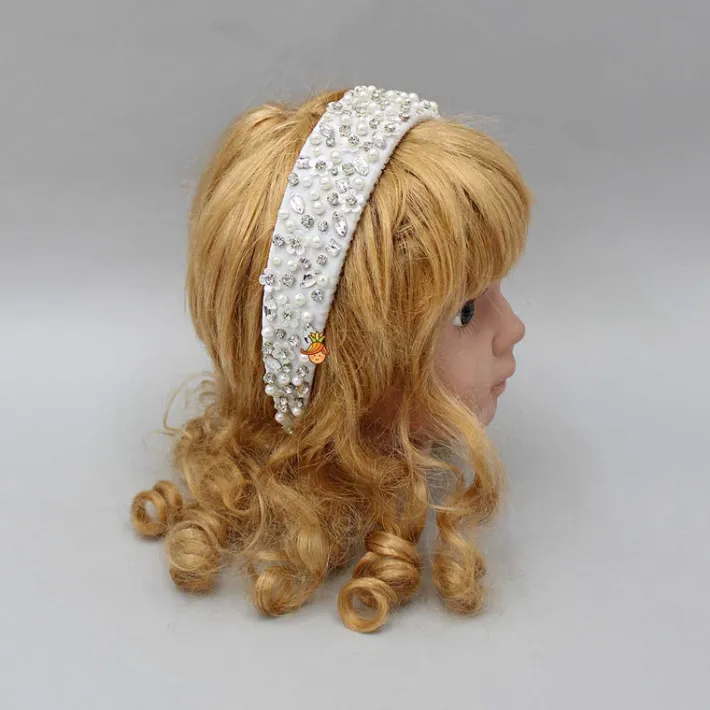 Best White Flowers And Pearls Embellished Fancy Hair Band Hair Accessories | Hair Bands