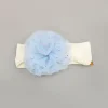 Sale White Head Band With Decorative Net Flower Hair Accessories | Head Bands
