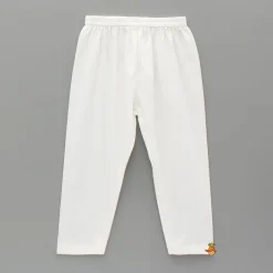 Hot White Multicolour Embroidered Kurta And Pyjama BOY Indian Ethnic Wear | Ethnic Sets