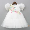 Outlet White Net Frilly Dress Dresses & Sets | Dresses