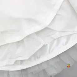 Outlet White Net Frilly Dress Dresses & Sets | Dresses