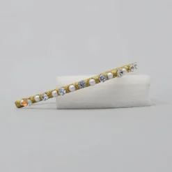 Sale White Stones Adorned Pearly Hair Band Hair Accessories | Hair Bands