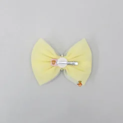 New Yellow And Blue Net Dual Bowie Hair Clip Hair Accessories | Hair Clips
