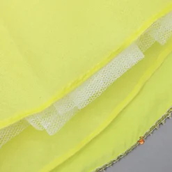 Hot Yellow Beaded Embroidery Top With Lehenga Ethnic Wear | Lehengas & Ghagras