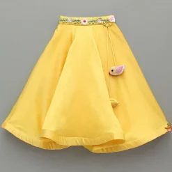 Best Yellow Embroidered Top And Lehenga Ethnic Wear | Lehengas & Ghagras
