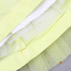 Discount Yellow Frilly Sequin Embroidered Dress Dresses & Sets | Dresses