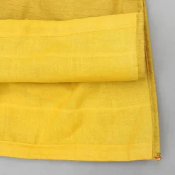 Outlet Yellow Kurta And Floral Printed Embroidered Jacket With Pyjama BOY Twinning Sets | Indian Ethnic Wear