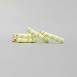 New Yellow Lace Detailed Bangles Set Bangles