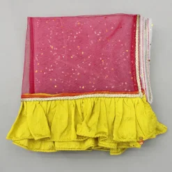 Sale Yellow Lace Detailed Top And Lehenga With Dupatta Ethnic Wear | Lehengas & Ghagras