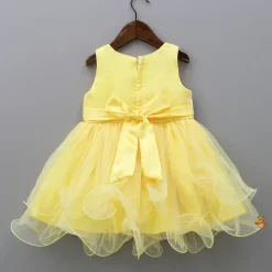 Hot Yellow Lacy Floral Dress Dresses & Sets | Dresses