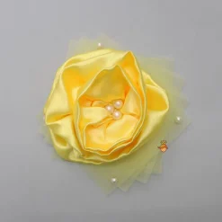 Hot Yellow Lacy Floral Dress Dresses & Sets | Dresses