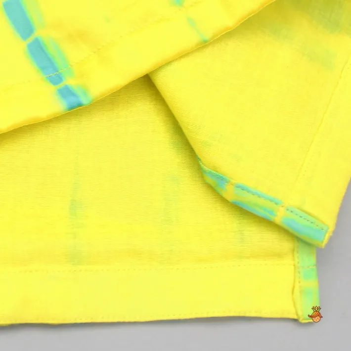 Fashion Yellow Printed Embellished Kurta With Pyjama BOY Indian Ethnic Wear | Ethnic Sets